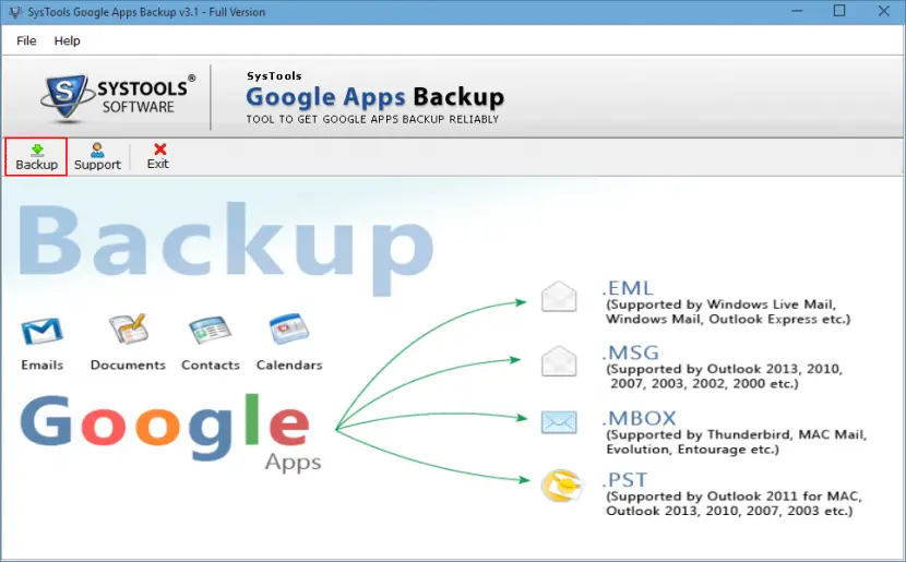 g suite gmail backup